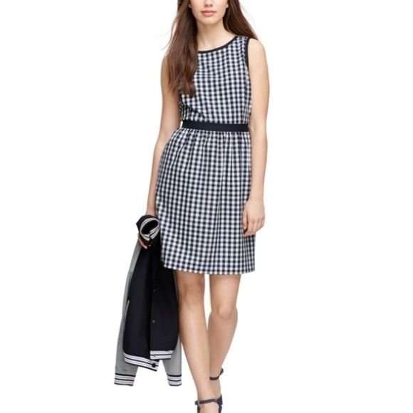 Brooks Brothers Dresses & Skirts - Brooks Brothers Gingham Plaid Sleeveless Dress Size 12